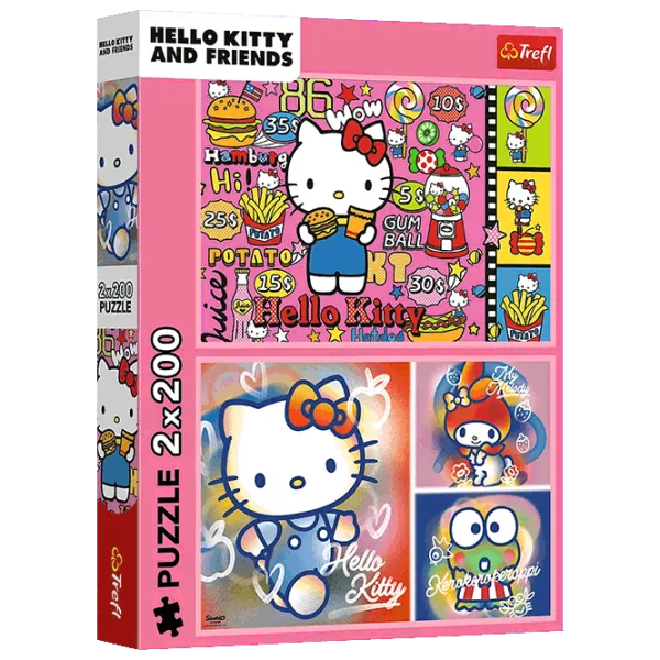 Puzzle Trefl Hello Kitty and friends 7+/ Количество деталей: 400 photo 1 Puzzle Trefl Hello Kitty and friends 7+/ Количество деталей: 400 photo 1