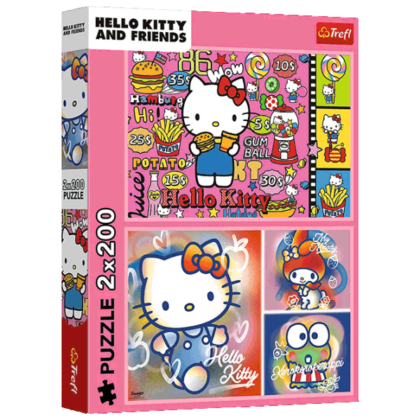 Puzzle Trefl Hello Kitty and friends 7+/ Количество деталей: 400 photo 1 Puzzle Trefl Hello Kitty and friends 7+/ Количество деталей: 400 photo 1