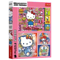 Puzzle Trefl Hello Kitty and friends 7+/ Количество деталей: 400