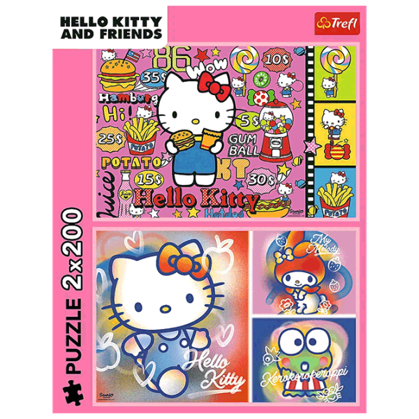 Puzzle Trefl Hello Kitty and friends 7+/ Количество деталей: 400 photo 6 Puzzle Trefl Hello Kitty and friends 7+/ Количество деталей: 400 photo 6