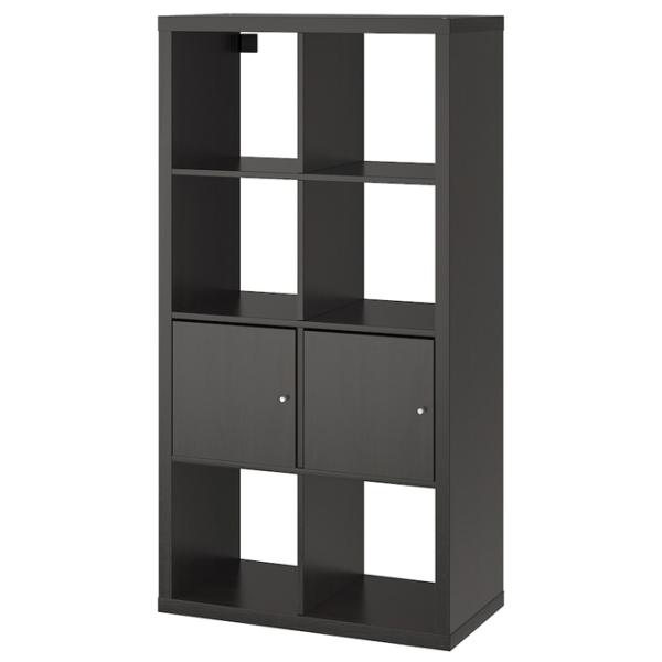 Стеллаж Ikea Kallax 147 x 77 x 39см cm / ЛДСП / Темно Коричневый photo 1