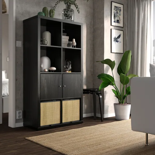 Стеллаж Ikea Kallax 147 x 77 x 39см cm / ЛДСП / Темно Коричневый photo 3