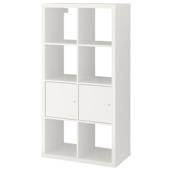 Стеллаж Ikea Kallax 147 x 77 x 39см cm / ЛДСП / White Gloss photo 1