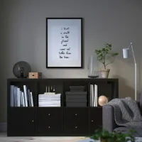 Стеллаж Ikea Kallax 147 x 77 x 39см cm / ЛДСП / Темно Коричневый photo 4