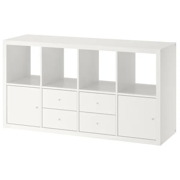 Стеллаж Ikea Kallax 147 x 77 x 39см cm / ЛДСП / White Gloss photo 1