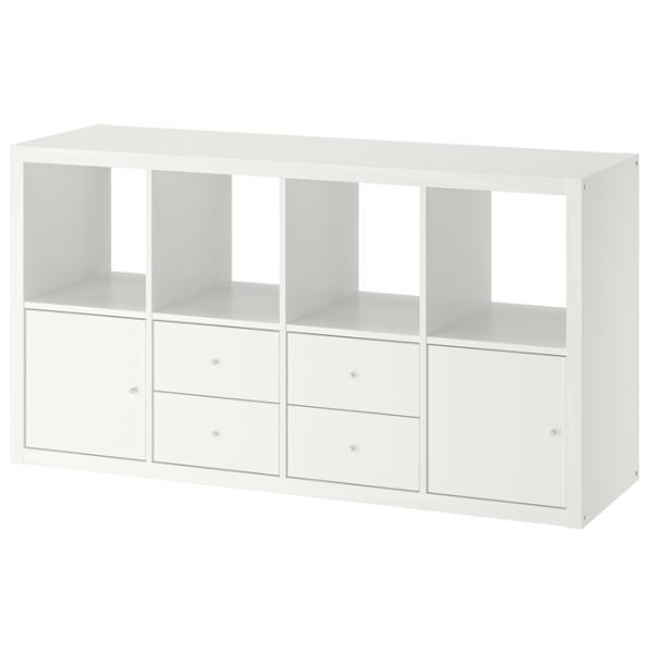 Стеллаж Ikea Kallax 147 x 77 x 39см cm / ЛДСП / White Gloss photo 1