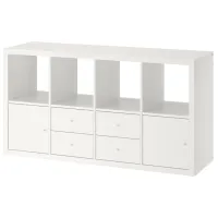 Стеллаж Ikea Kallax 147 x 77 x 39см cm / ЛДСП / White Gloss