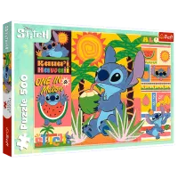 Puzzle Trefl Holidays with Stitch 10+/ Numărul de piese: 500