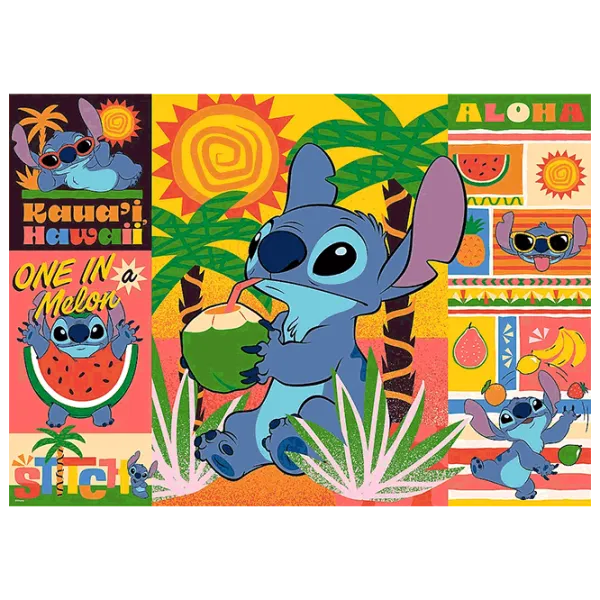 Puzzle Trefl Holidays with Stitch 10+/ Количество деталей: 500 photo 2