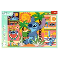 Puzzle Trefl Holidays with Stitch 10+/ Numărul de piese: 500 photo 3