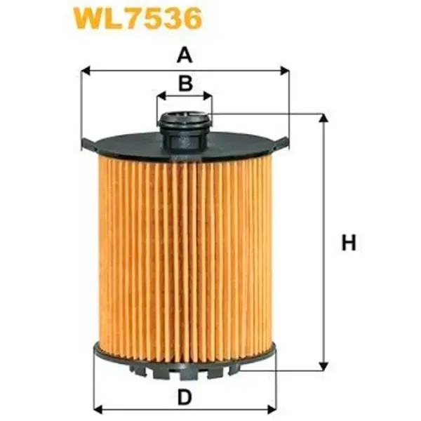 Масляный фильтр Wix Filters WL7536 WX-WL7536 photo 2 Масляный фильтр Wix Filters WL7536 WX-WL7536 photo 2