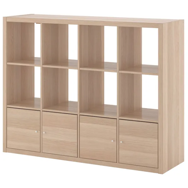Стеллаж Ikea Kallax 112 x 147 x 39см cm / ЛДСП / Выбеленный дуб photo 1