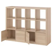 Стеллаж Ikea Kallax 112 x 147 x 39см cm / ЛДСП / Выбеленный дуб photo 2