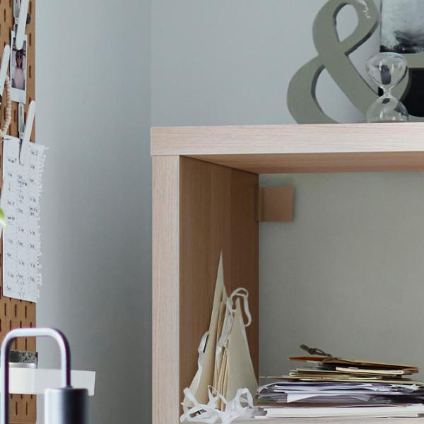 Стеллаж Ikea Kallax 112 x 147 x 39см cm / ЛДСП / Выбеленный дуб photo 4