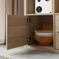 Стеллаж Ikea Kallax 112 x 147 x 39см cm / ЛДСП / Выбеленный дуб photo 6