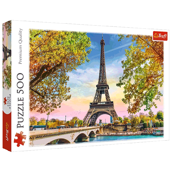 Puzzle Trefl Romantic Paris 9+/ Numărul de piese: 500 photo 1
