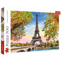 Puzzle Trefl Romantic Paris 9+/ Количество деталей: 500