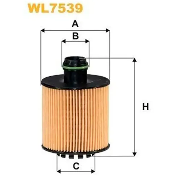 Масляный фильтр Wix Filters WL7539 WX-WL7539 photo 2