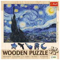 Puzzle Trefl The Starry Night 9+/ Numărul de piese: 200 photo 2