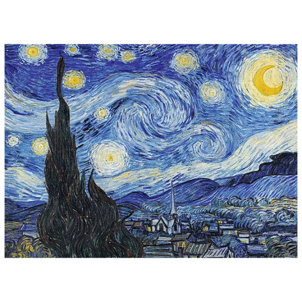 Puzzle Trefl The Starry Night 9+/ Numărul de piese: 200 photo 4
