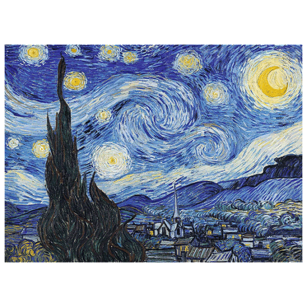 Puzzle Trefl The Starry Night 9+/ Numărul de piese: 200 photo 4