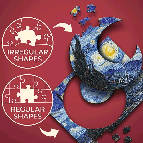Puzzle Trefl The Starry Night 9+/ Numărul de piese: 200 photo 8
