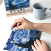 Puzzle Trefl The Starry Night 9+/ Numărul de piese: 200 photo 5