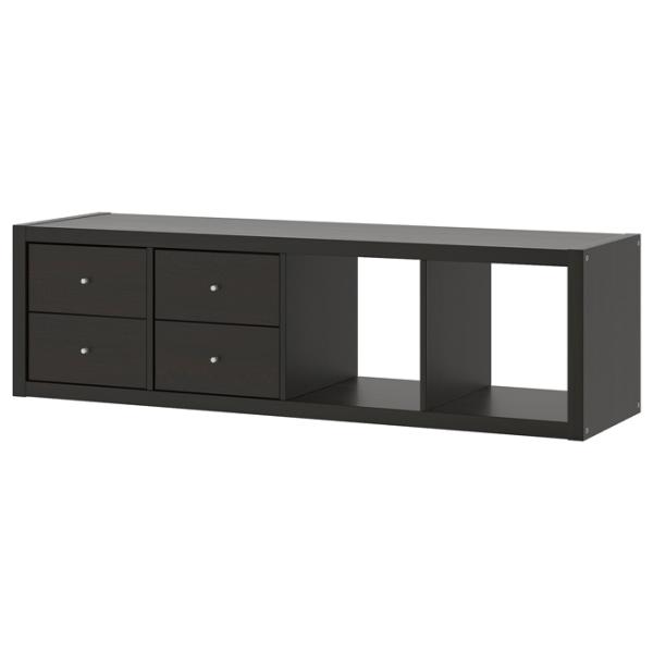Стеллаж Ikea Kallax 147 x 42 x 39см cm / ЛДСП / Темно Коричневый photo 1
