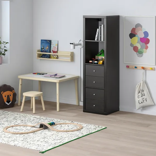 Стеллаж Ikea Kallax 147 x 42 x 39см cm / ЛДСП / Темно Коричневый photo 8