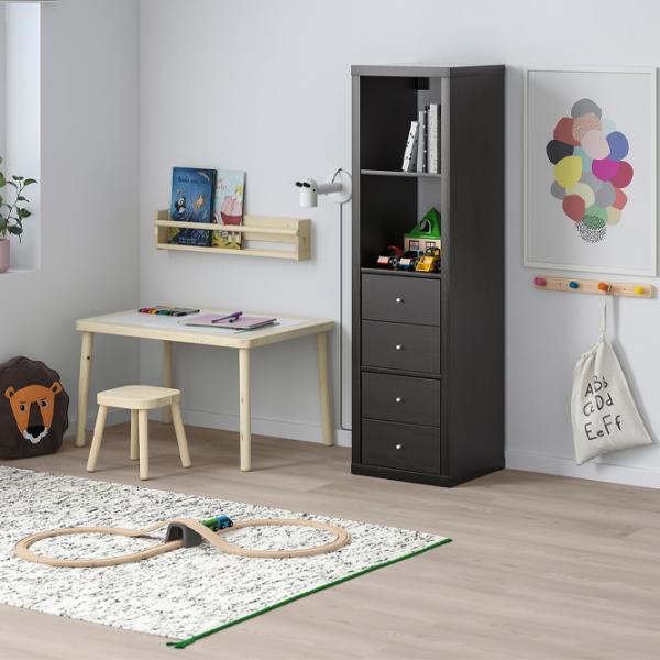 Стеллаж Ikea Kallax 147 x 42 x 39см cm / ЛДСП / Темно Коричневый photo 8