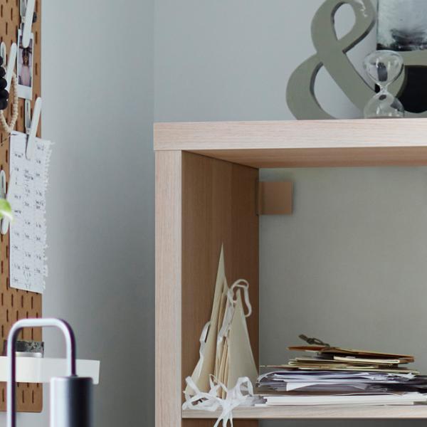 Стеллаж Ikea Kallax 147 x 42 x 39см cm / ЛДСП / Выбеленный дуб photo 6