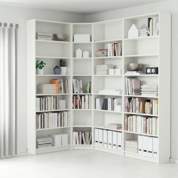Etajeră Ikea Billy  237 x 215 x 28 cm / PAL / White photo 3 Etajeră Ikea Billy  237 x 215 x 28 cm / PAL / White photo 3