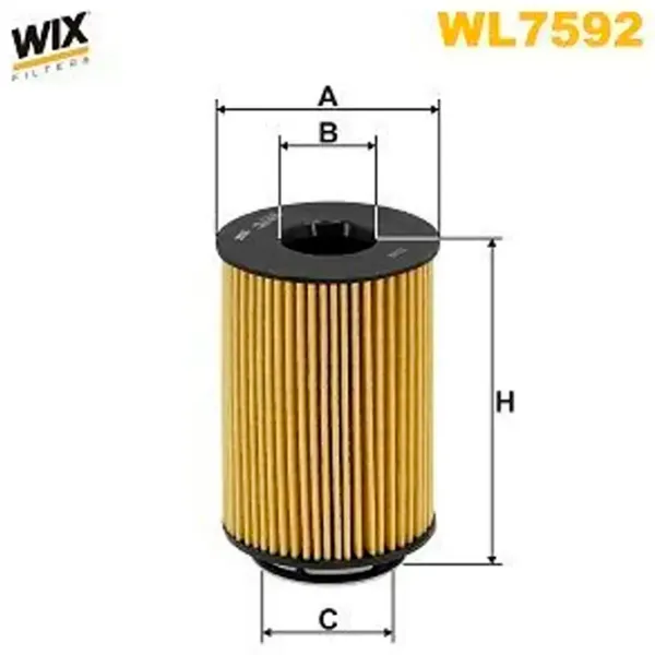 Масляный фильтр Wix Filters WL7592 WX-WL7592 photo 2