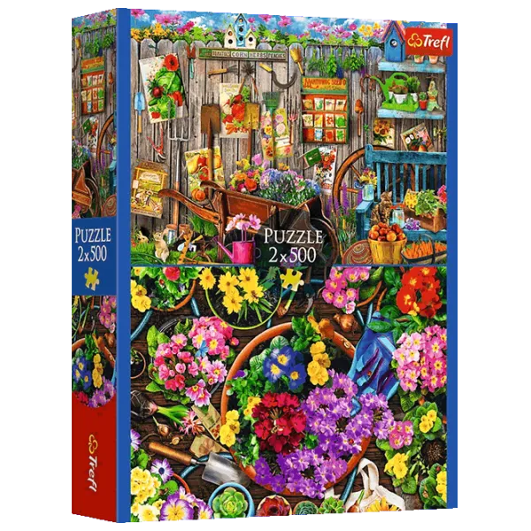 Puzzle Trefl Working in the Garden 9+/ Количество деталей: 1000 photo 1