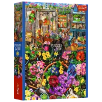 Puzzle Trefl Working in the Garden 9+/ Numărul de piese: 1000