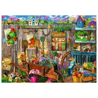 Puzzle Trefl Working in the Garden 9+/ Numărul de piese: 1000 photo 2