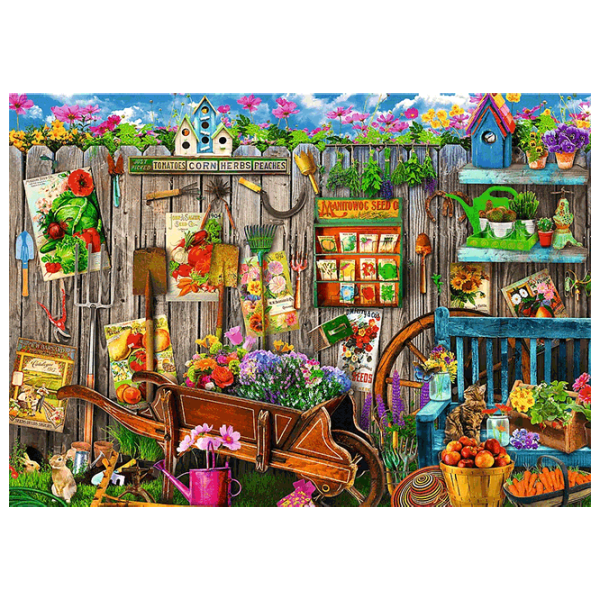Puzzle Trefl Working in the Garden 9+/ Количество деталей: 1000 photo 3
