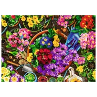 Puzzle Trefl Working in the Garden 9+/ Numărul de piese: 1000 photo 3