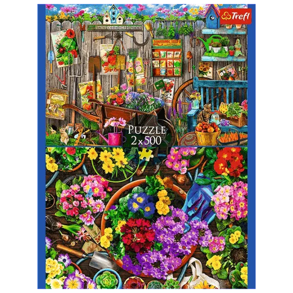 Puzzle Trefl Working in the Garden 9+/ Количество деталей: 1000 photo 9