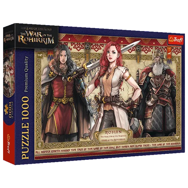 Puzzle Trefl The Lord of the Rings: The War of the Rohirrim 9+/ Количество деталей: 1000 photo 1
