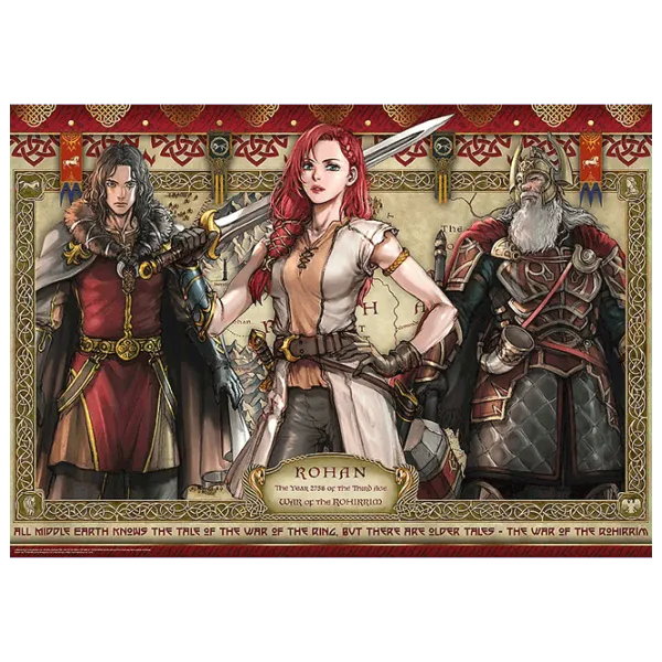 Puzzle Trefl The Lord of the Rings: The War of the Rohirrim 9+/ Количество деталей: 1000 photo 2