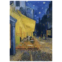 Puzzle Trefl Cafe Terrace at Night 9+/ Numărul de piese: 1000 photo 2