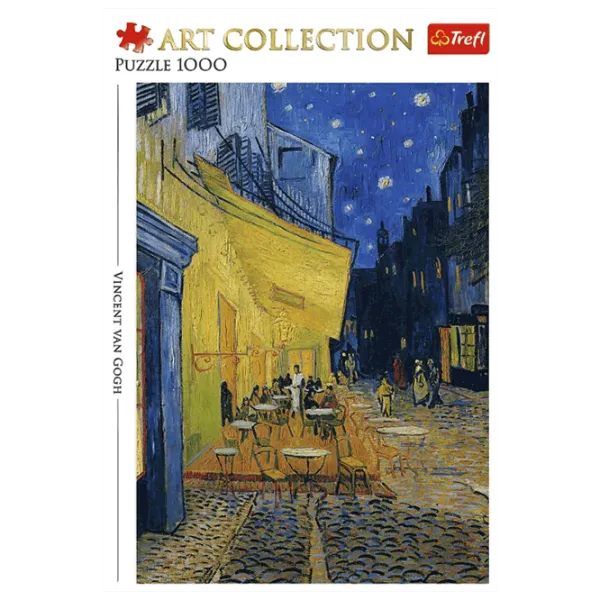 Puzzle Trefl Cafe Terrace at Night 9+/ Numărul de piese: 1000 photo 7