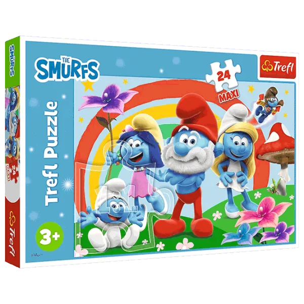 Puzzle Trefl Smurf day 3+/ Количество деталей: 24 photo 1 Puzzle Trefl Smurf day 3+/ Количество деталей: 24 photo 1