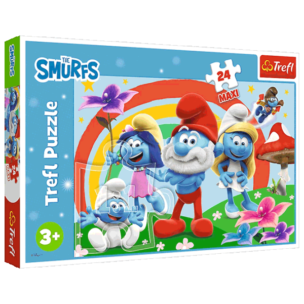 Puzzle Trefl Smurf day 3+/ Количество деталей: 24 photo 1 Puzzle Trefl Smurf day 3+/ Количество деталей: 24 photo 1