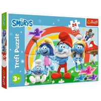 Puzzle Trefl Smurf day 3+/ Количество деталей: 24