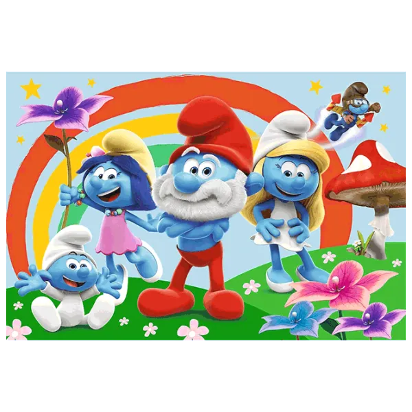 Puzzle Trefl Smurf day 3+/ Количество деталей: 24 photo 2 Puzzle Trefl Smurf day 3+/ Количество деталей: 24 photo 2
