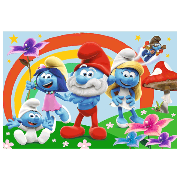 Puzzle Trefl Smurf day 3+/ Количество деталей: 24 photo 2 Puzzle Trefl Smurf day 3+/ Количество деталей: 24 photo 2