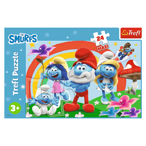 Puzzle Trefl Smurf day 3+/ Количество деталей: 24 photo 3 Puzzle Trefl Smurf day 3+/ Количество деталей: 24 photo 3