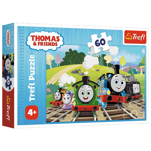 Puzzle Trefl Thomas on a trip 3+/ Количество деталей: 60 photo 1